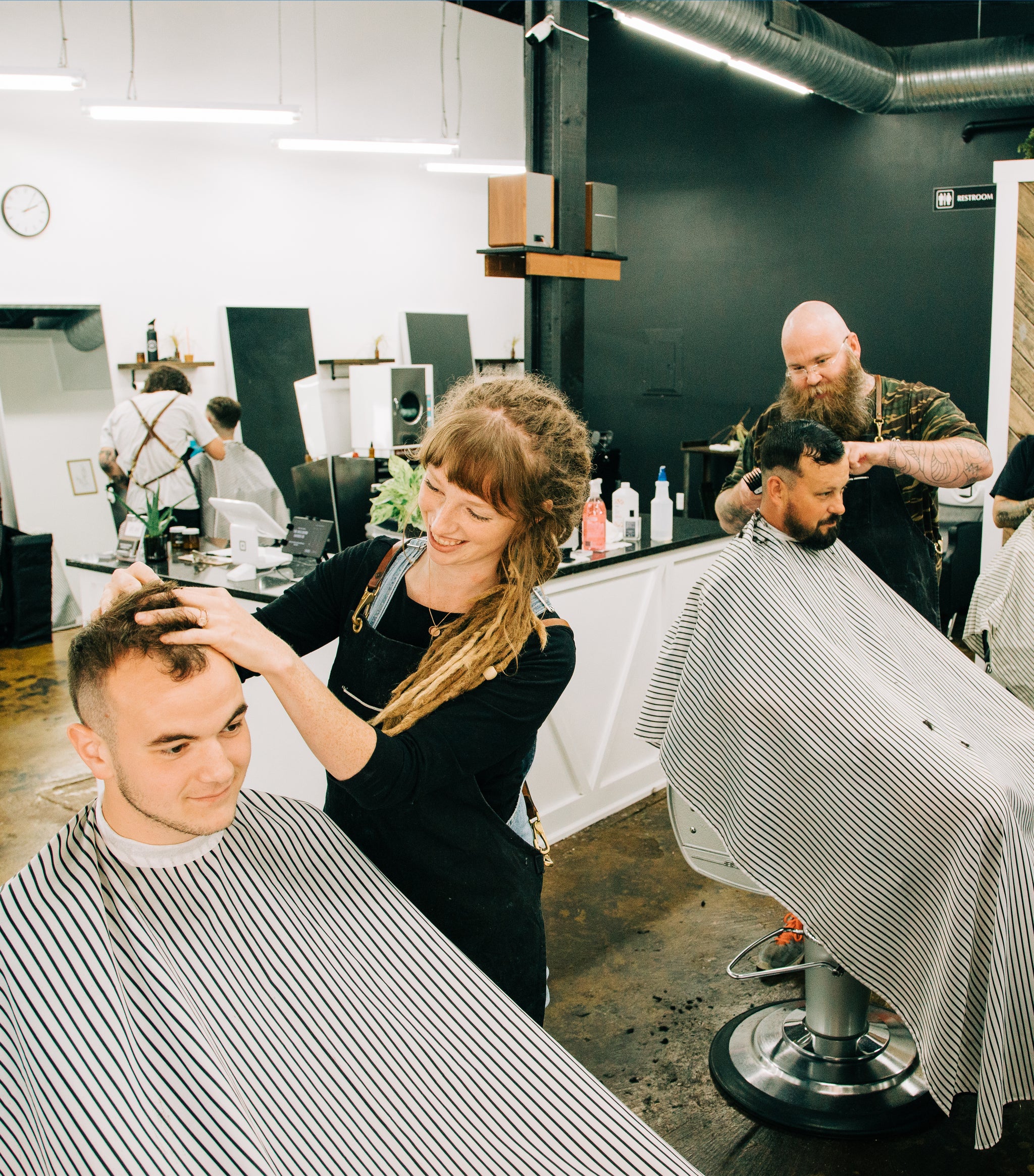 How often should I get a haircut at the barbershop?