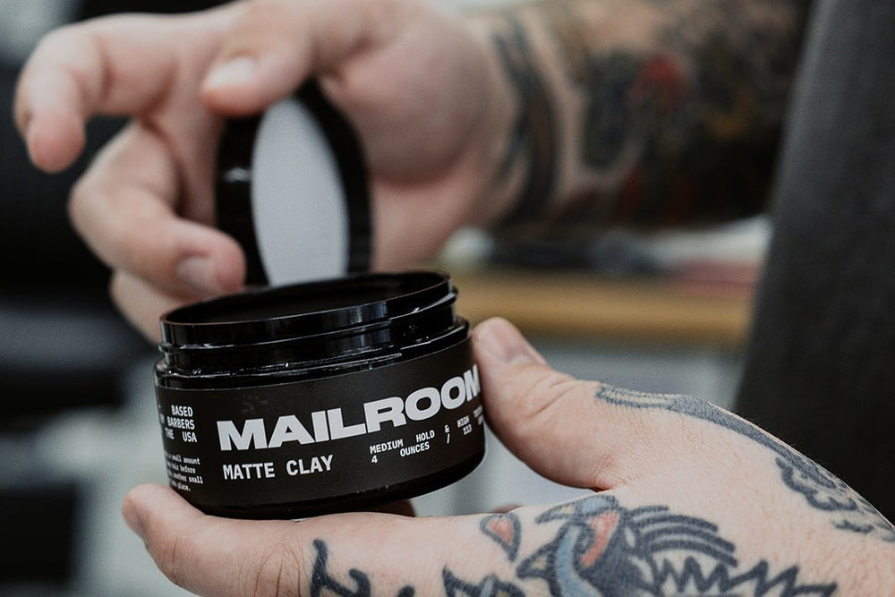 a jar of mailroom matte clay