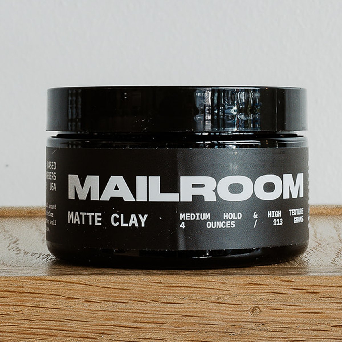 a jar of mailroom matte clay