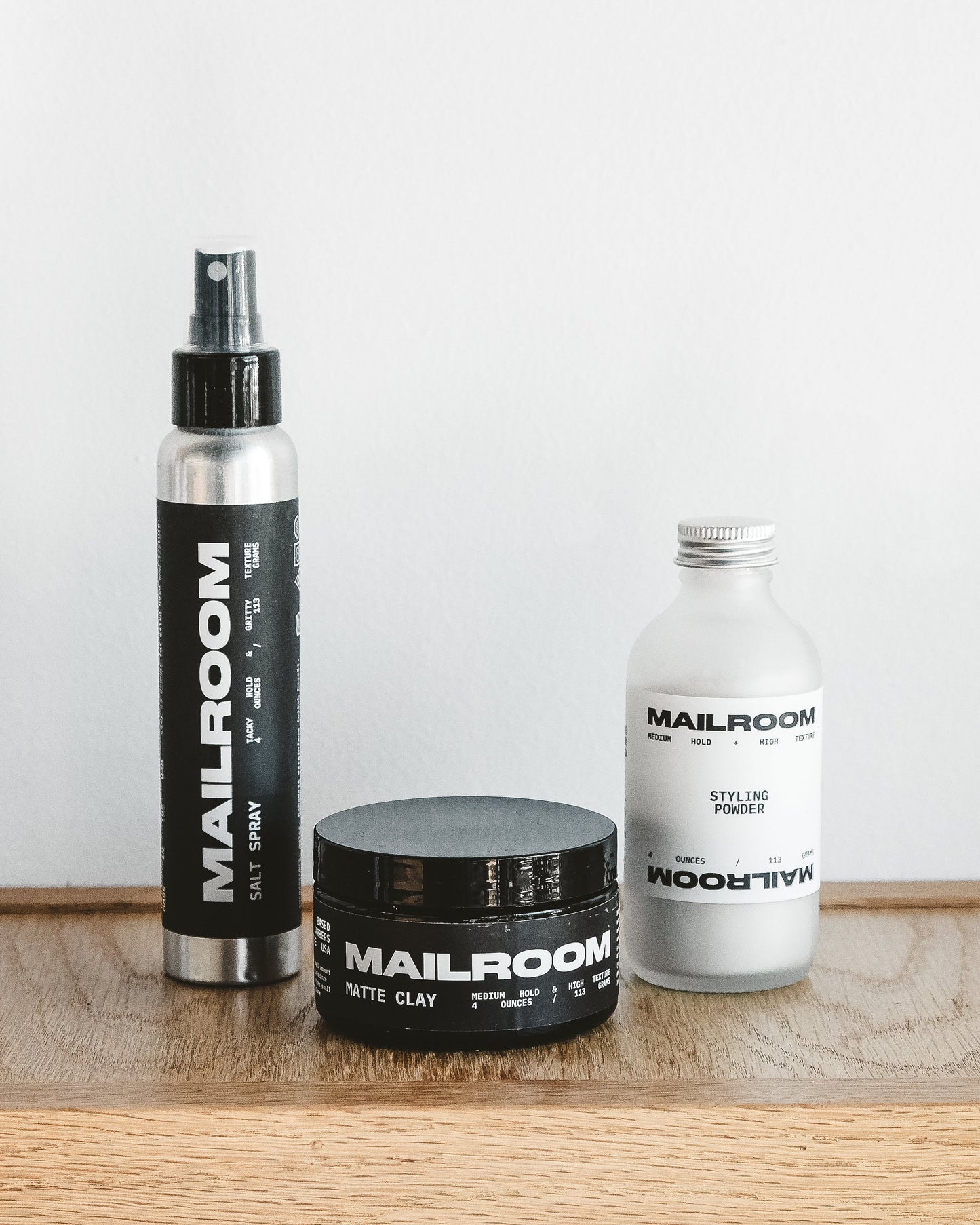best styling powder, salt spray, and matte clay for men