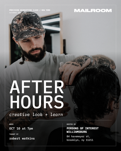 AFTER HOURS NYC - CREATIVE HAIRCUTTING DEMO - OCT 4 2026